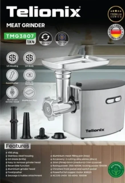چرخ گوشت تلونیکس مدل TMG3807