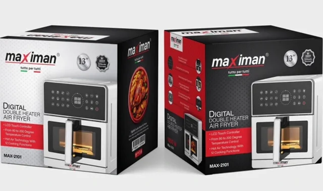 سرخ کن ماکسیمان MAX-2101 بدون روغن ۱۳ لیتر استیل